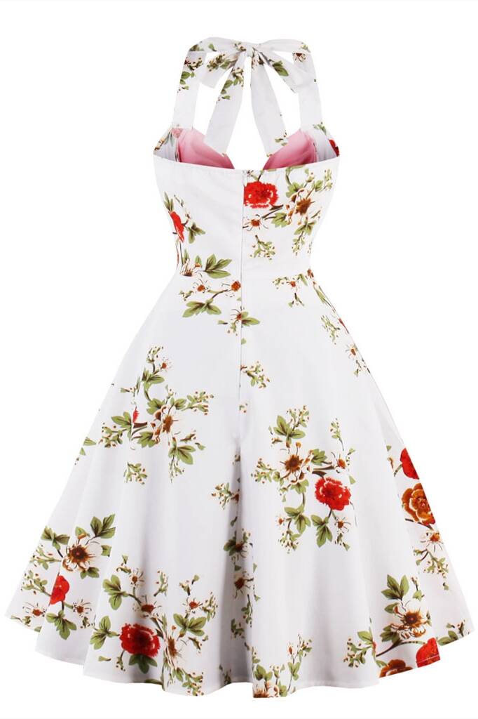 1950s Vintage Hater Floral Short Dress