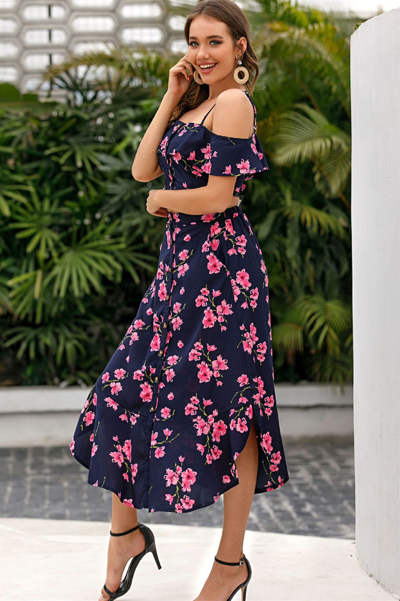 Two Piece Long Floral Sundress