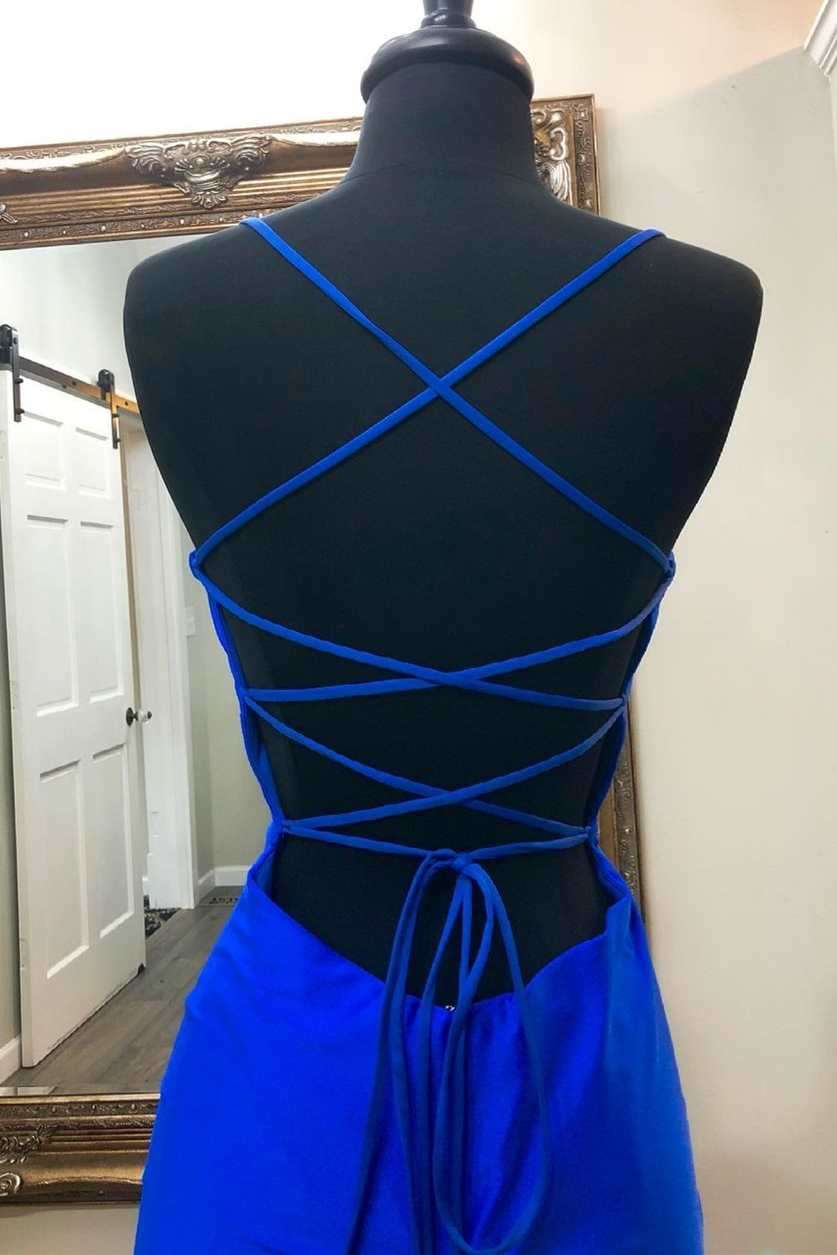 Sexy Tight Royal Blue Short Homecoming Dress