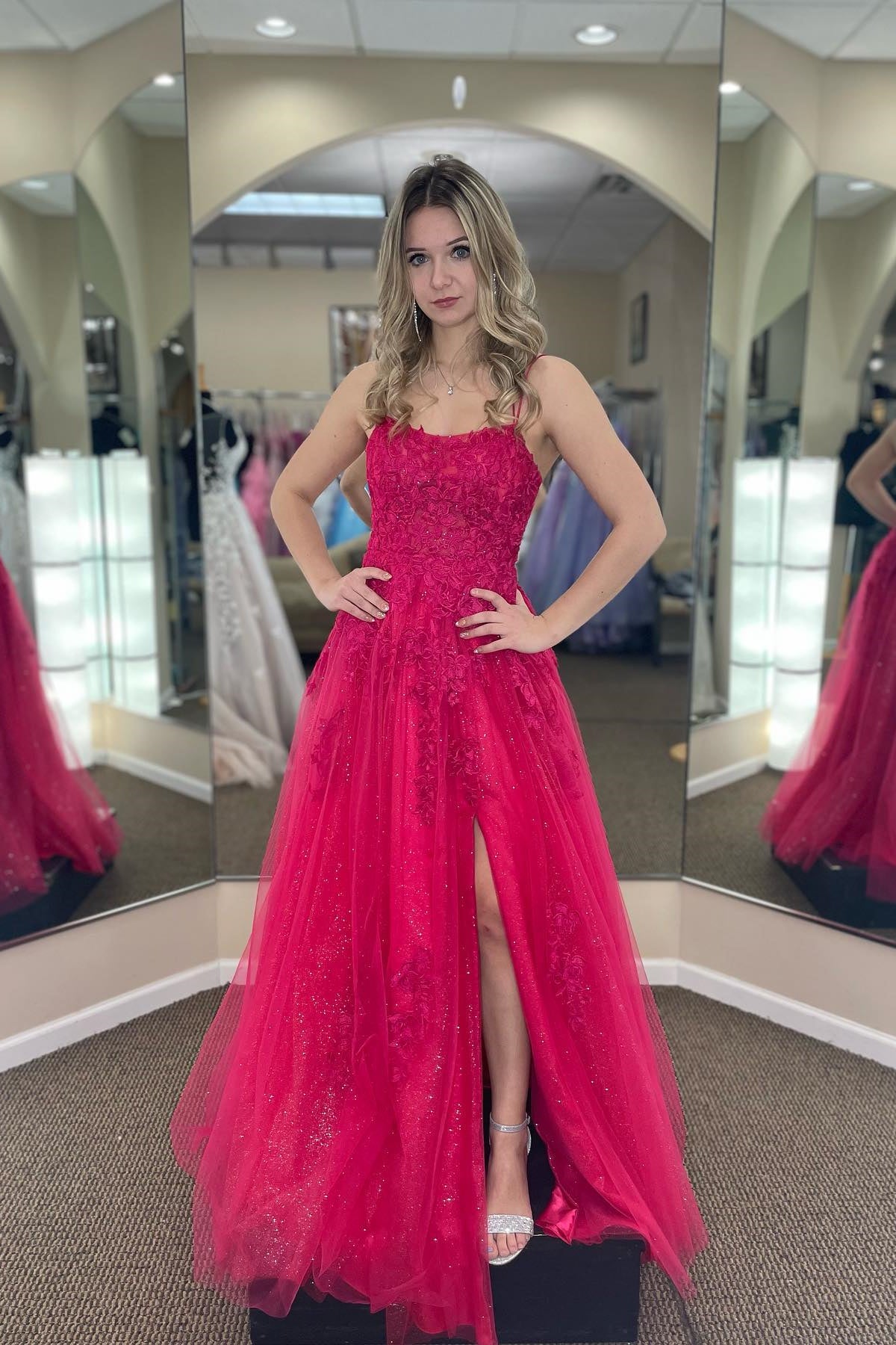 Fuchsia a 2024 line dress