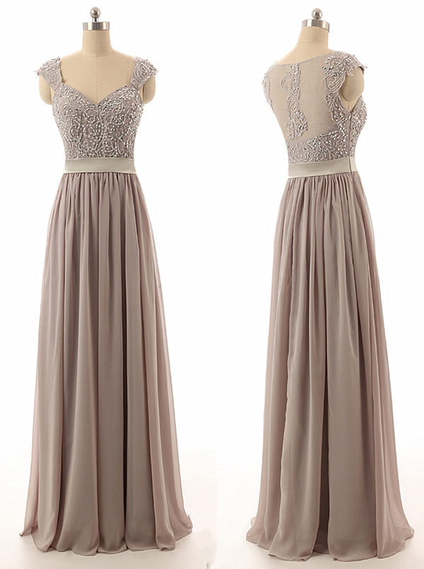 Taupe bridesmaid dresses outlet with sleeves